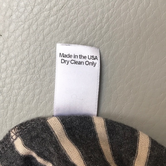 Michael Stars striped cold shoulder original tee. - Picture 7 of 7